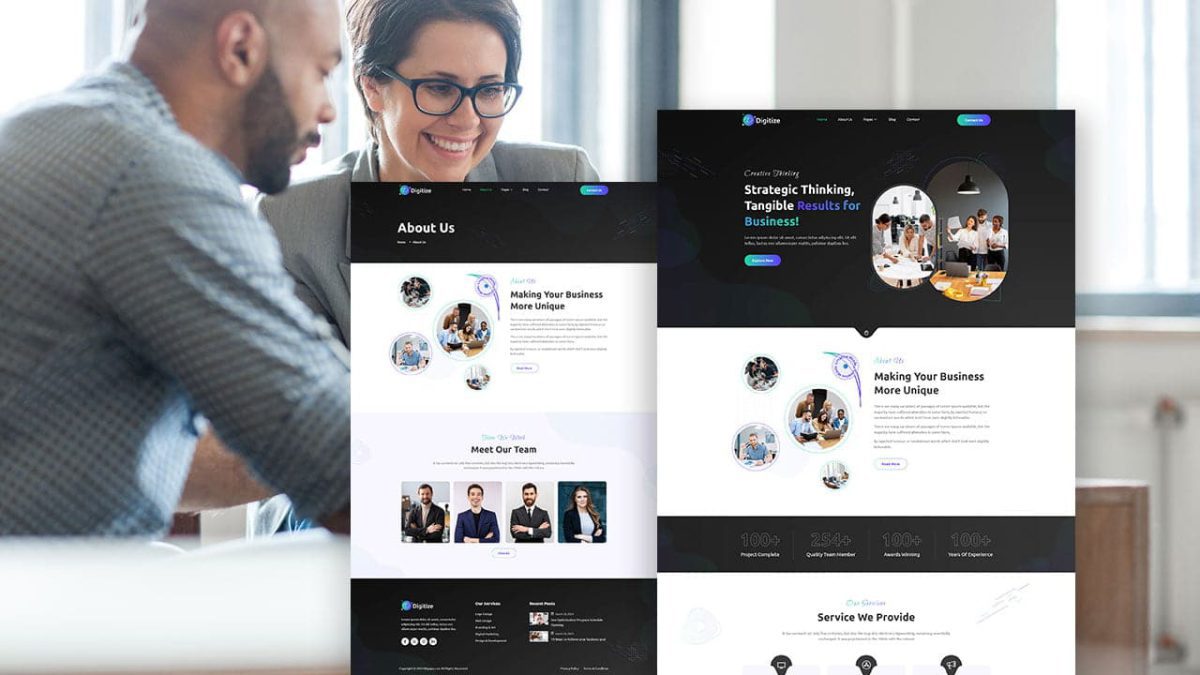 Digitize: Elementor Template Kit for Digital Marketing Agencies - Image 1