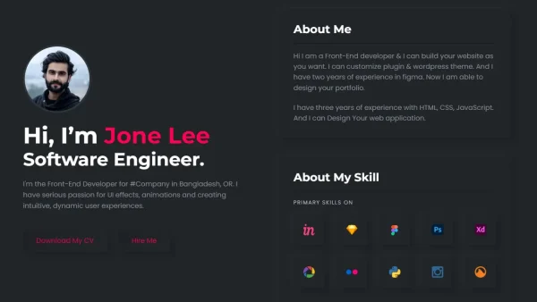 MiniMe: Elementor Template Kit for Minimal & Creative Personal Portfolios