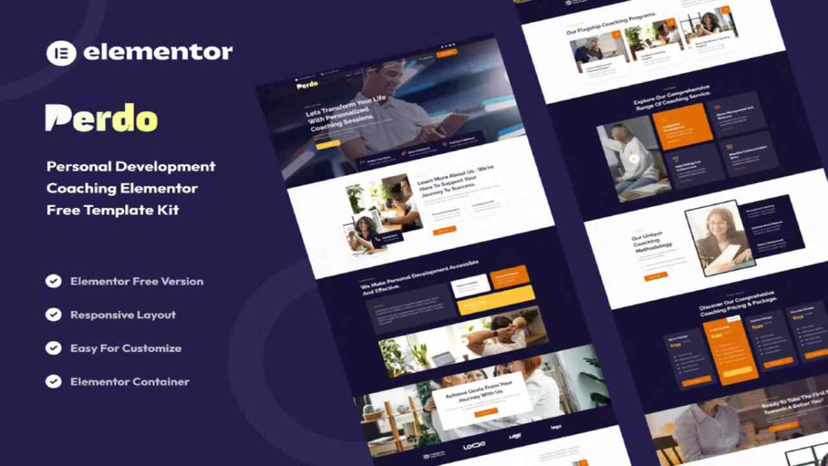 Perdo - Template Kit for Personal Development Coaching Services - Image 1