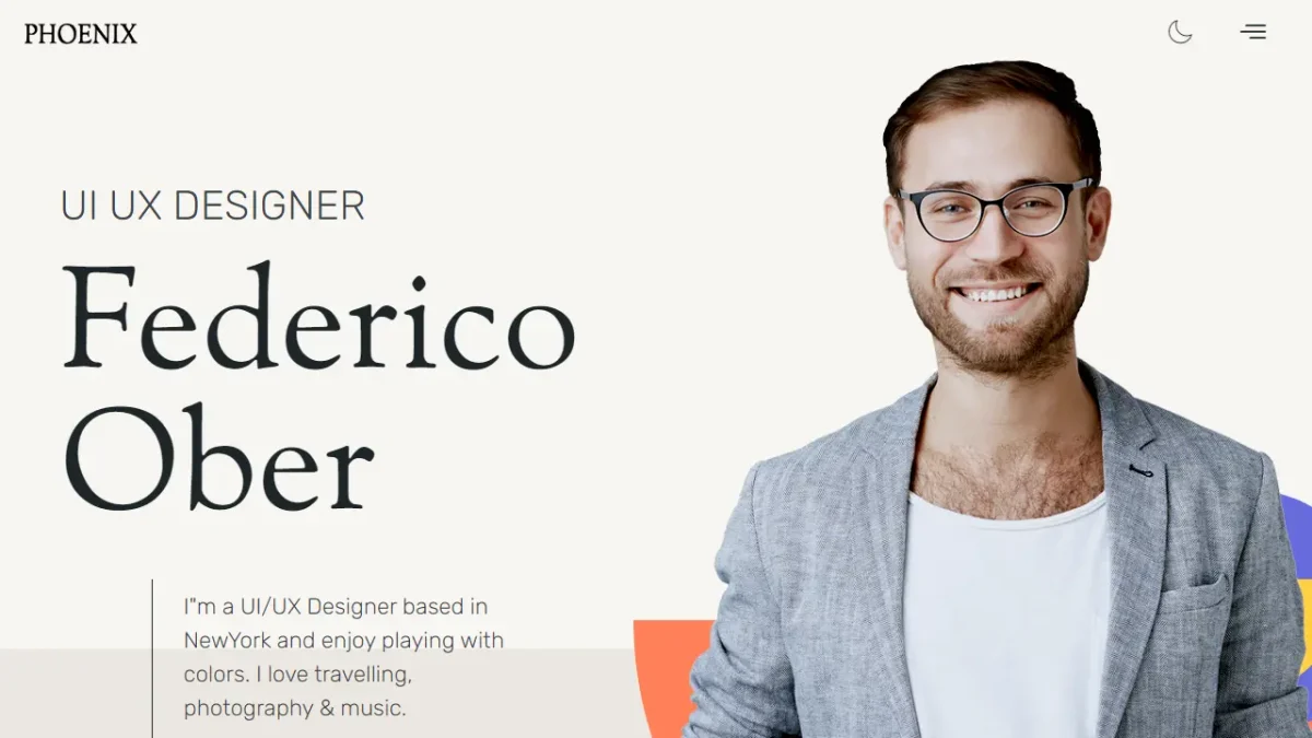 Phoenix: Elementor Template Kit for Creative Personal Portfolios - Image 1