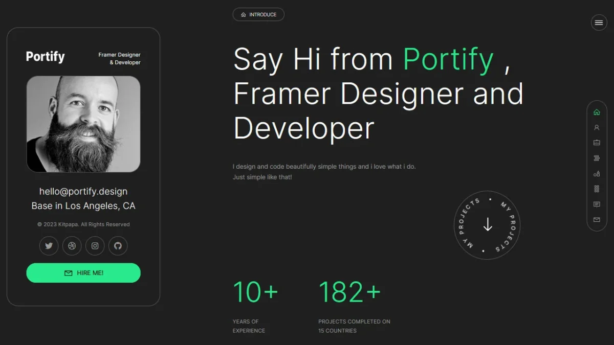 Portify: Elementor Template Kit for Creative Portfolios - Image 1