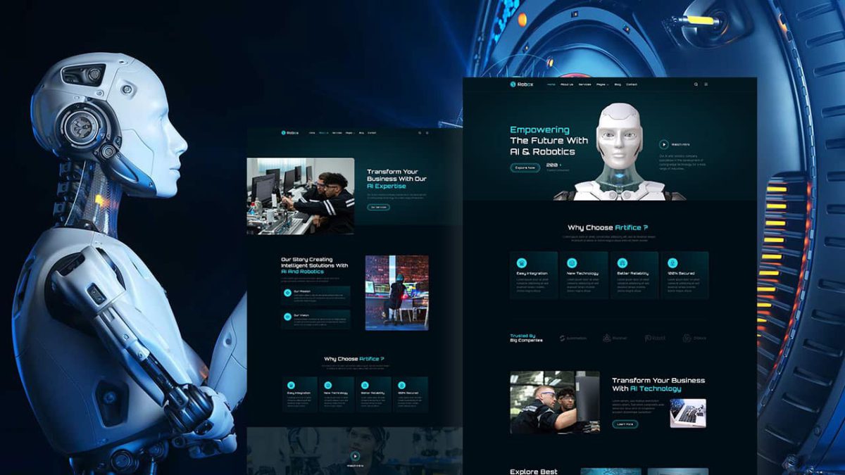 Robox: Elementor Template Kit for AI & Robotics - Image 1