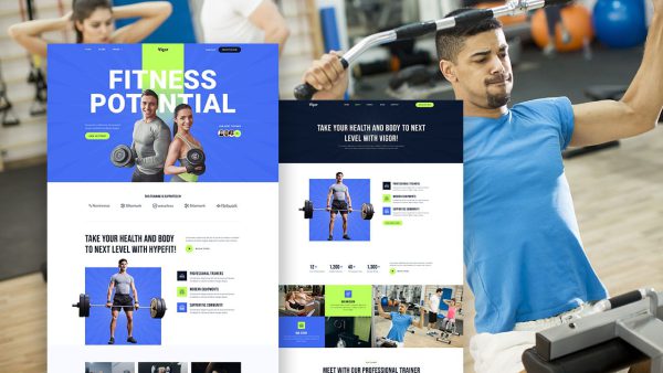 Vigor: Elementor Template Kit for Personal Trainer & Fitness Services