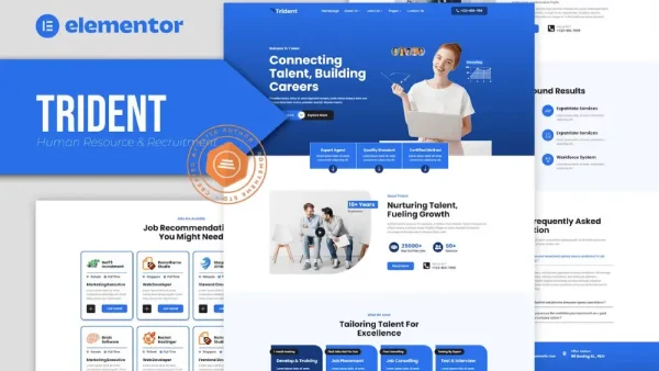 Wash & Rinse – Laundry & Dry Cleaning Service Elementor Template Kit
