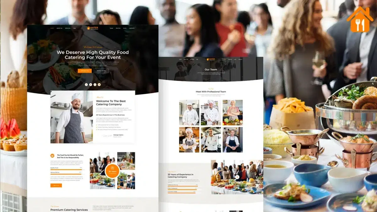 Kater: Elementor Template Kit for Catering Services - Image 1