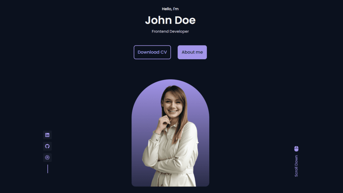 Orbit: Elementor Template Kit for Personal Portfolios with Dark/Light Mode - Image 1
