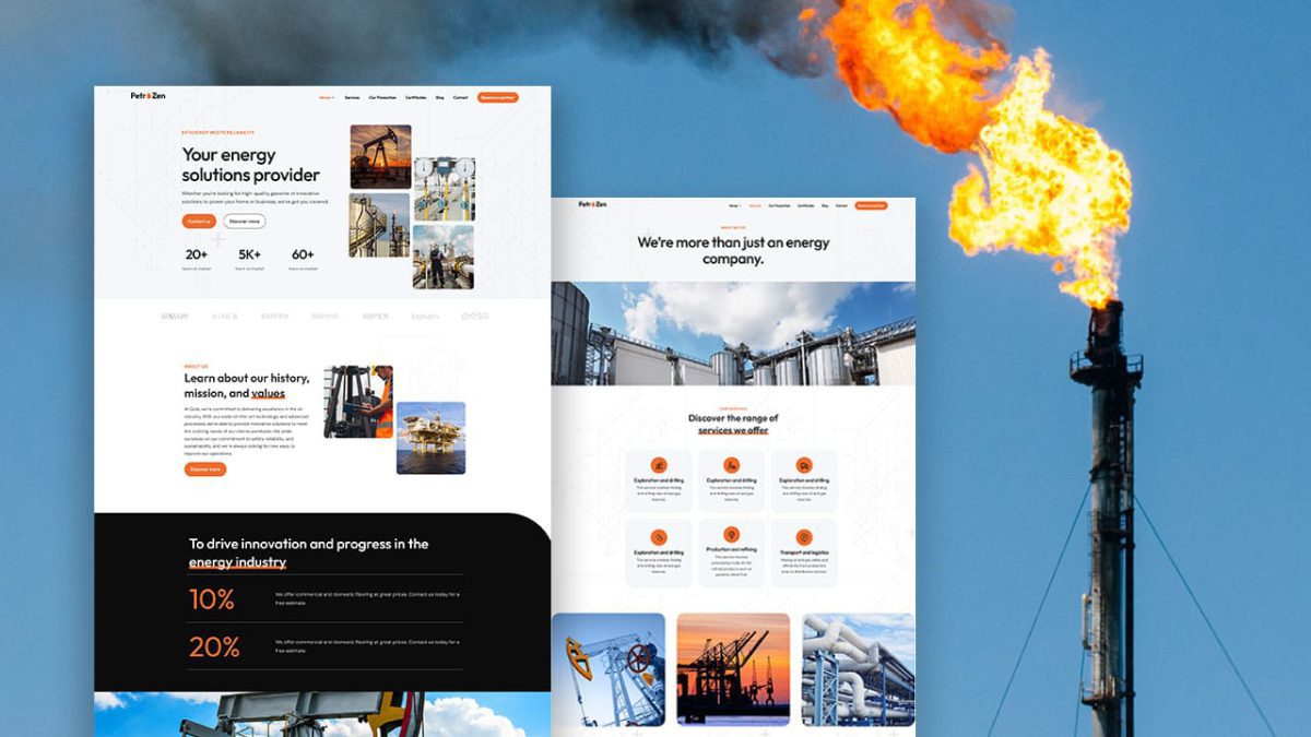PetroZen: Elementor Template Kit for the Oil & Gas Industry - Image 1