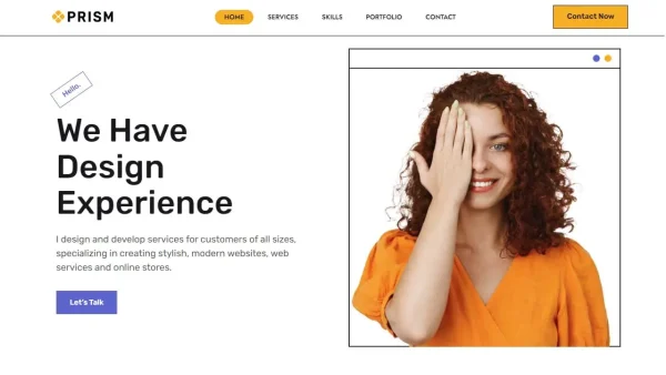 Prism: Elementor Template Kit for Creative Personal Portfolios