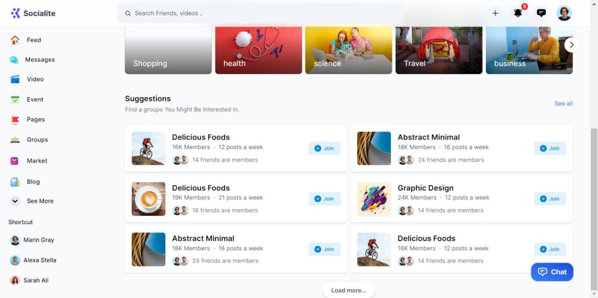 Socialite - Premium Tailwind Social Media Theme for Engaging Platforms - Image 1