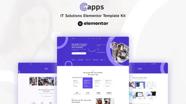 Hostingcave – Elementor Template Kit for Web Hosting Services